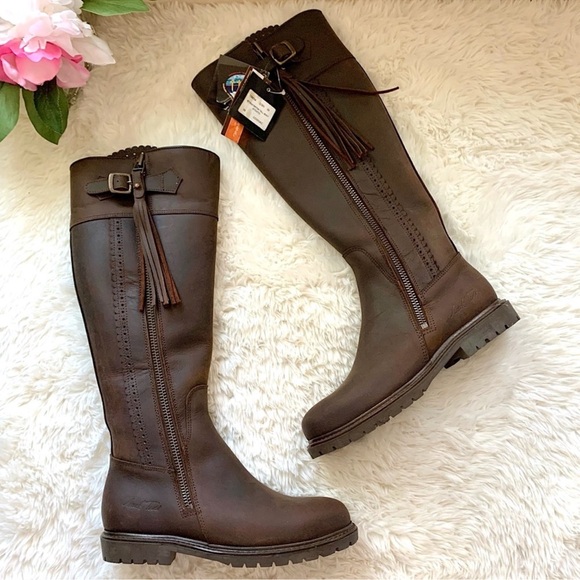 NEW Mark Todd Masterton Tall Equestrian Leather Boot - Picture 3 of 7